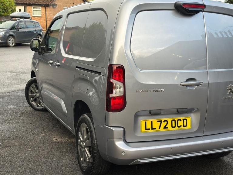 2022 Peugeot Partner 1.5 BlueHDi 1000 Asphalt Premium Standard Panel Van 5dr Diesel Manual SWB E ...