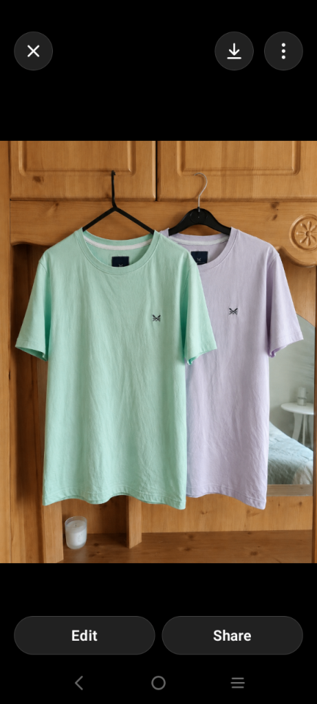 2 Crew tee shirts 