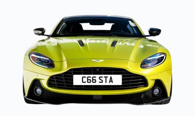 Costa UK private number plate C66STA 