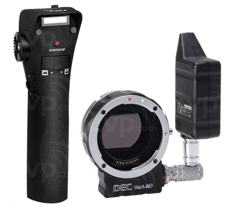 Aputur VariND electronic ND filter for MFT or E mount cameras, to EF EFS lenses, also focus puller