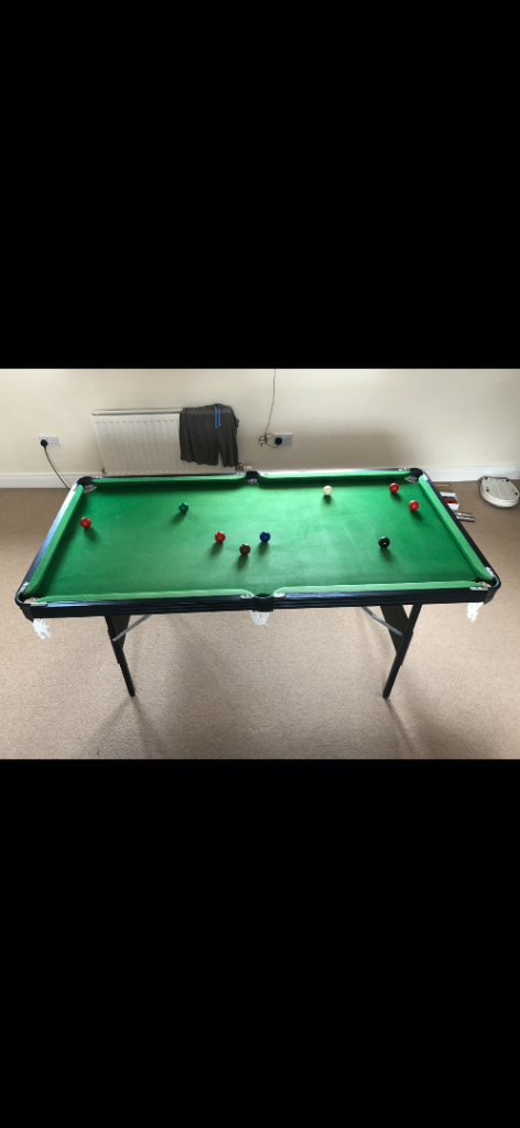 Sold - Folding Pool Table with Accessories – Good Condition