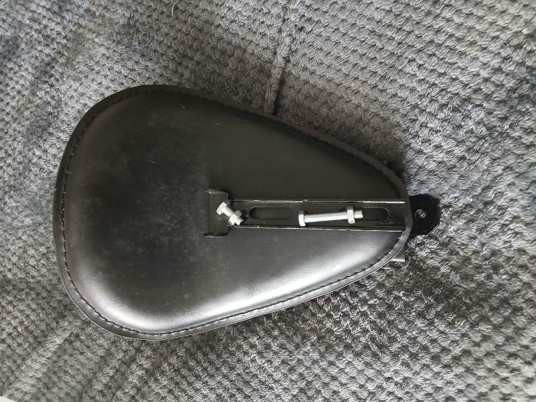 Solo custom motorcycle seat with base plate and all fittings vgc