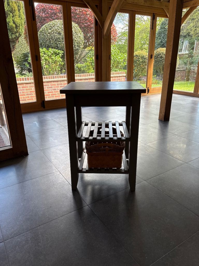 Chefs butchers block/ kitchen trolly