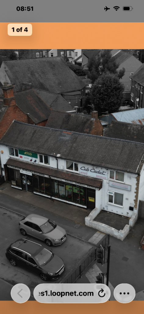 Shop to rent with yard 