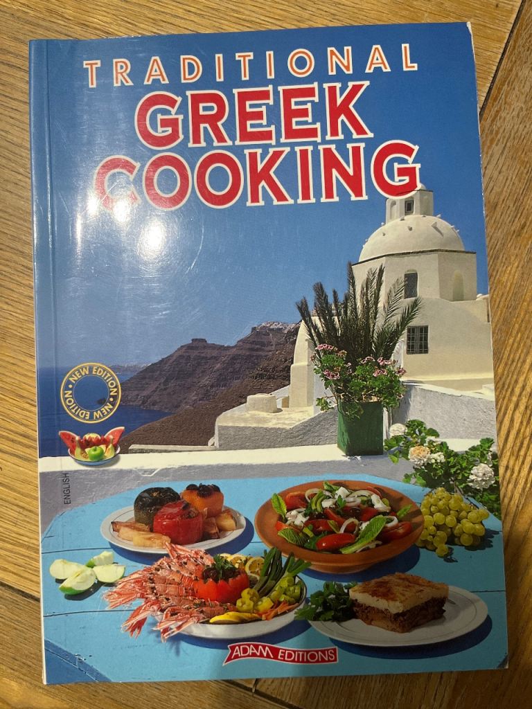 Traditional Greek Cooking Recipe Book – Good Condition