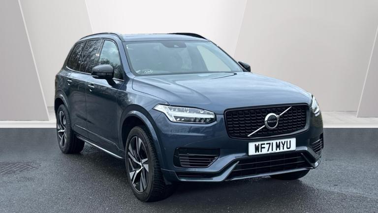 2021 Volvo XC90 Recharge R-Design, T8 AWD plug-in hybrid, 7 Seats ( Rear Camera, BLIS ) ESTATE Pe...