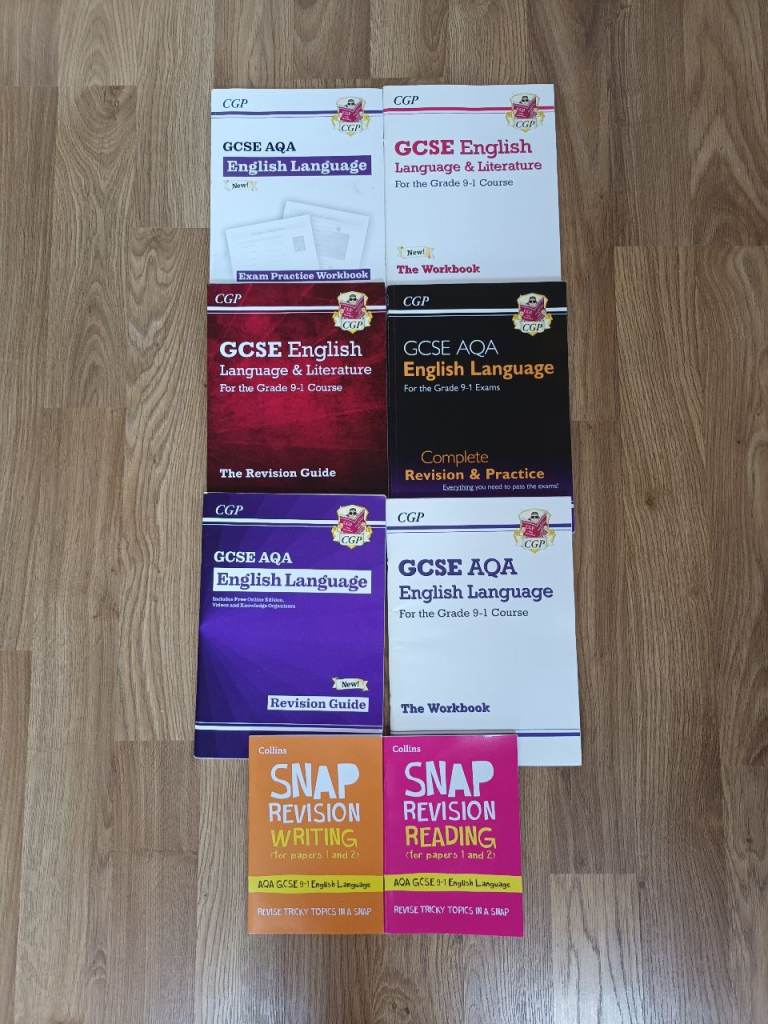 GCSE English revision books