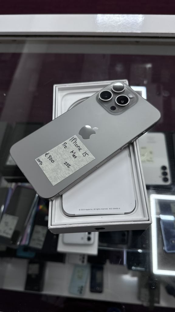 iPhone 15 pro max for sale at phone shop Kingston park 