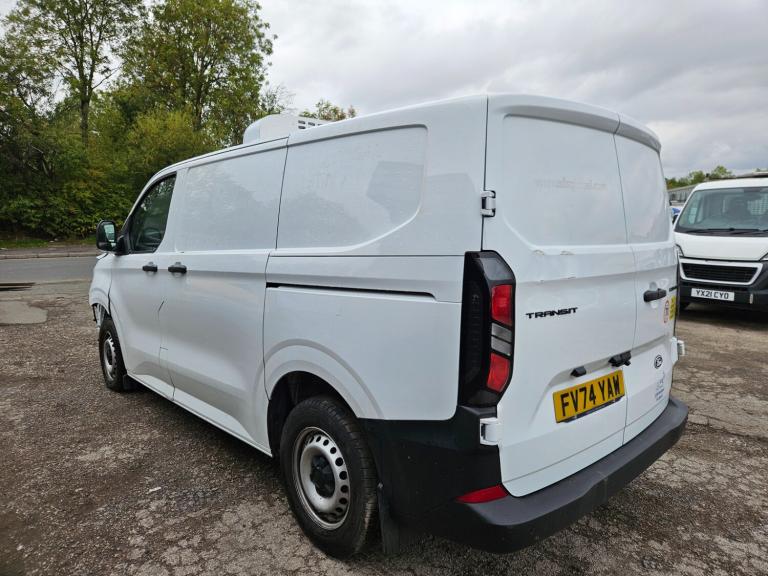 2025 Ford Transit Custom Temperature Controlled Fridge Van Damaged Salvage