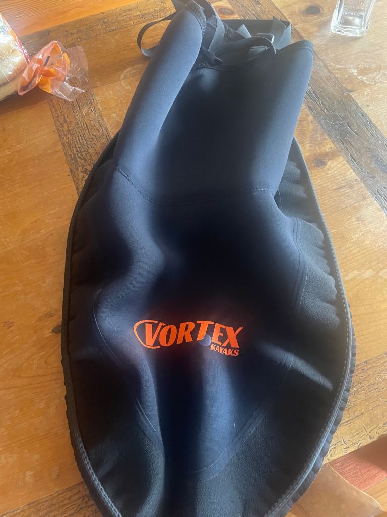 Vortex spray deck for single kayak
