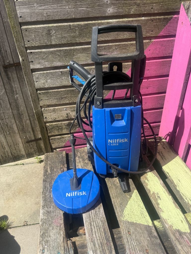 Nilfisk C 120.6 Pressure Washer with Patio Cleaner