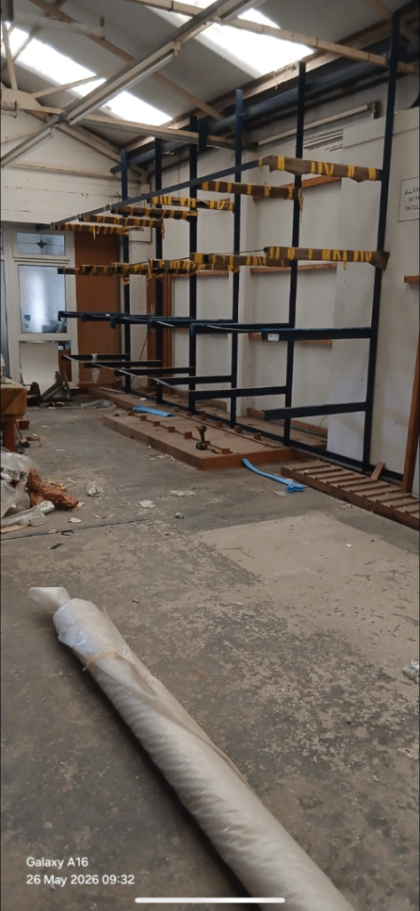 Upvc window machinery and rack