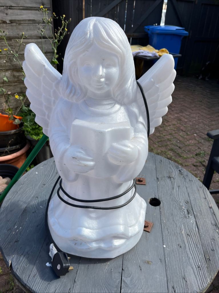 Light up Christmas angel 