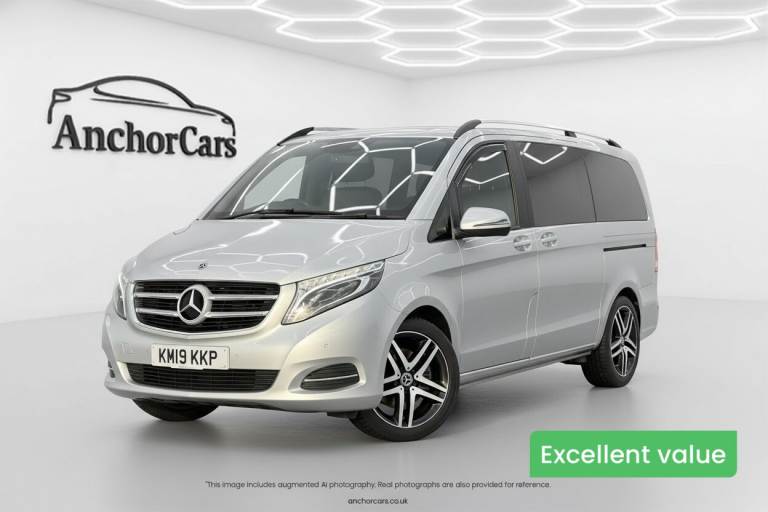 2019 Mercedes-Benz V-Class V220d Sport LWB Long Wheel Base Auto (8 Seat) Pan MPV Diesel Automatic