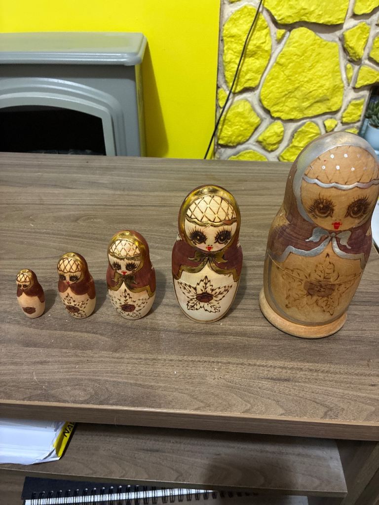 Authentic Russian Babushka Doll ( not made for tourists) 1994