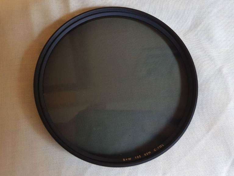 B+W 105mm KSM Circular Polarisation Filter + Case