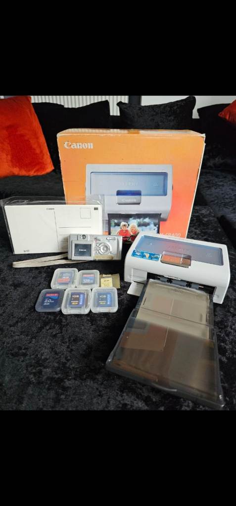 Canon digital camera and photo printer bundle 
