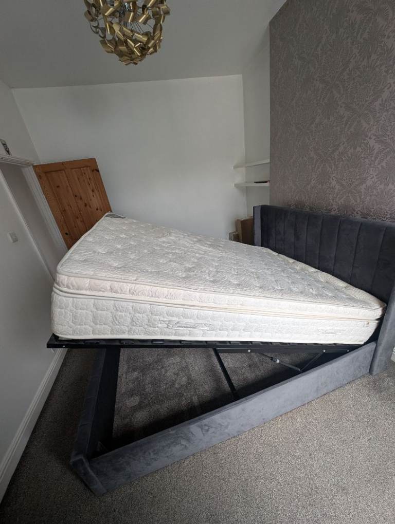 Elisa Ottoman Storage Bed - king size