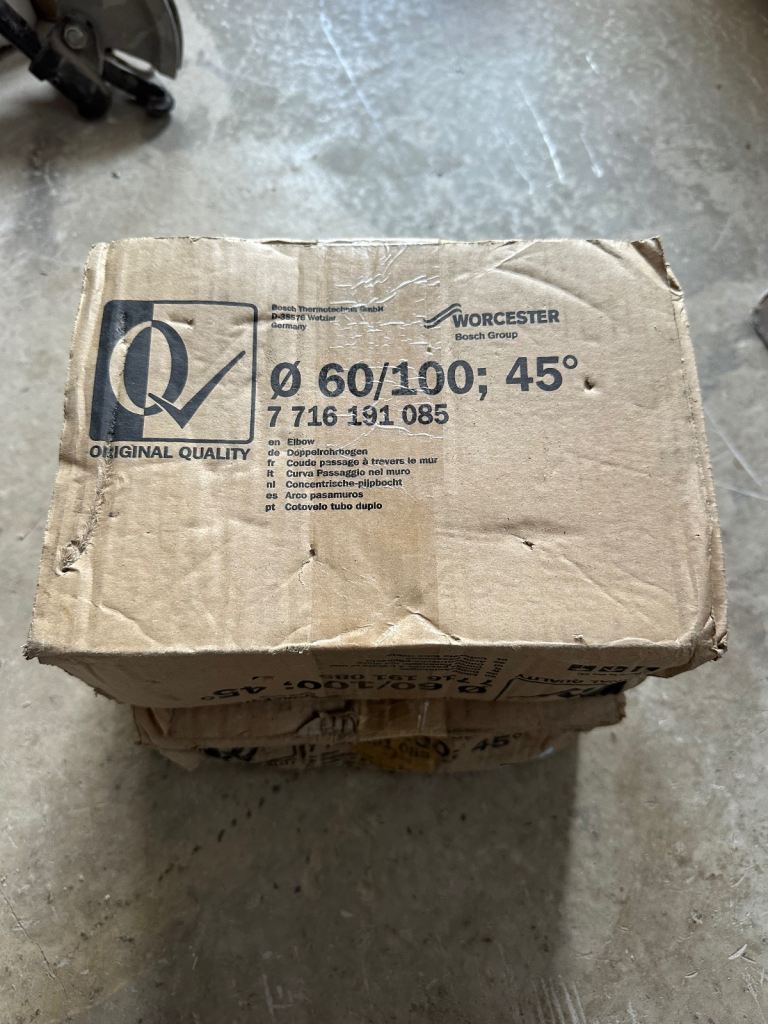 Worchester Bosch 45 degree bends