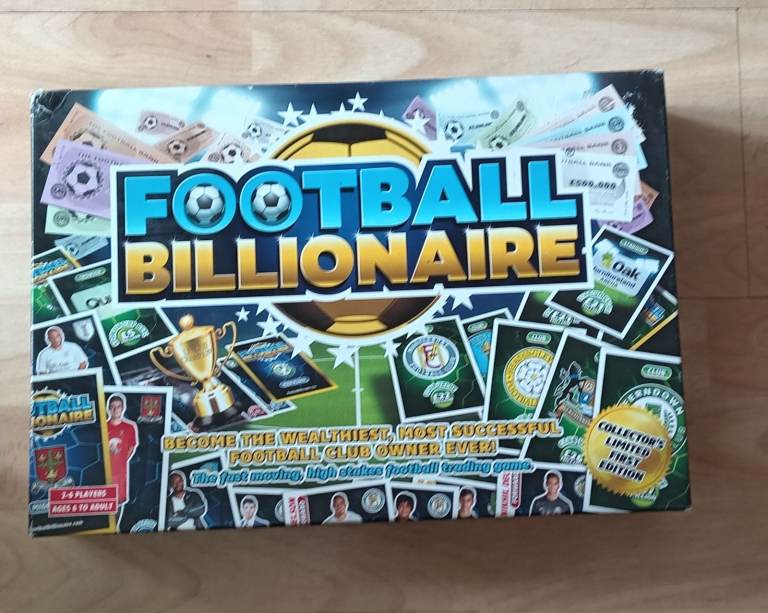 Football Billionaire Board Game - Collector's Limited First Edition