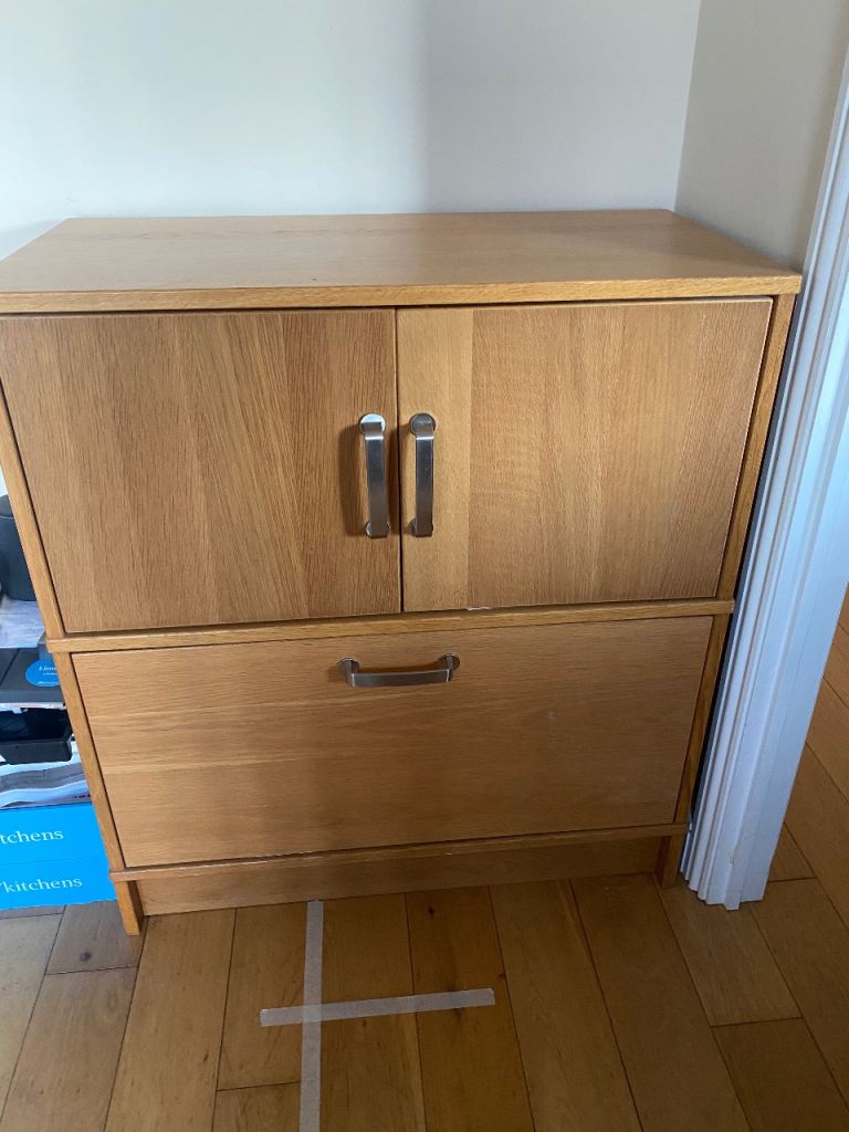 IKEA EFFEKTIV Wooden Office Cabinet with Drawer