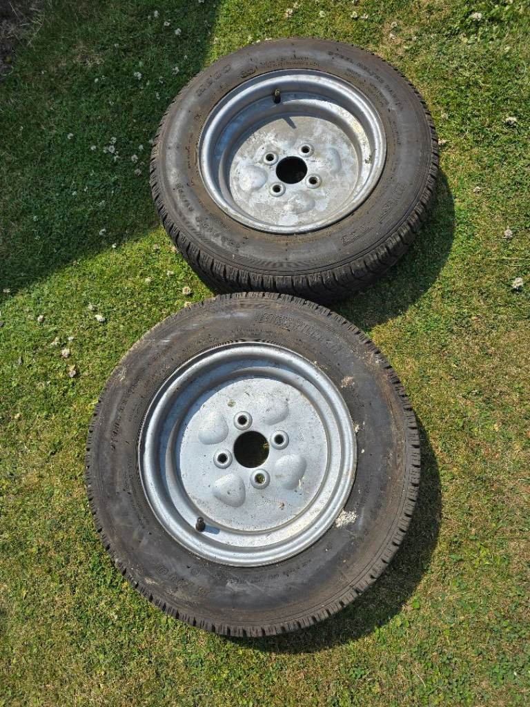 Trailer 12 inch tyres and wheels