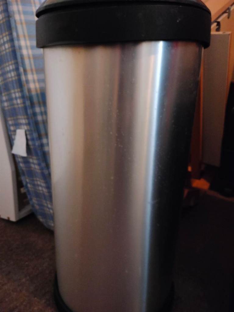 Curver Deco bin Bin 40 L with Handle Silver Metallic