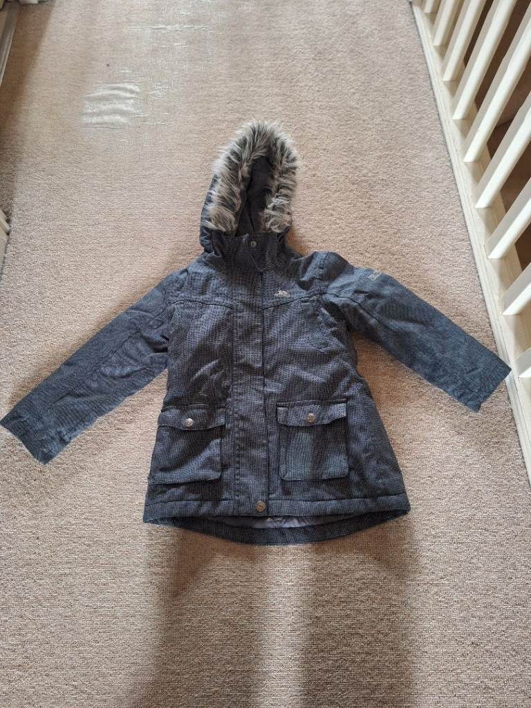 Trespass Kids Winter Coat – Grey, Age 3/4