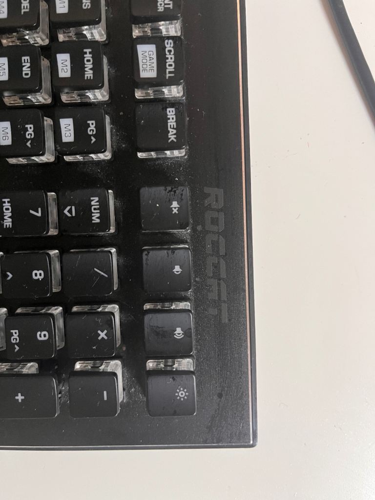 Gaming keyboard free cycle 