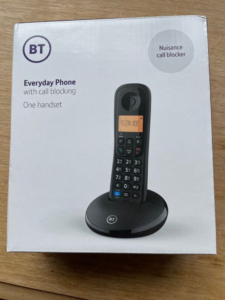 BT Everyday Phone with Call Blocking – New, Unused