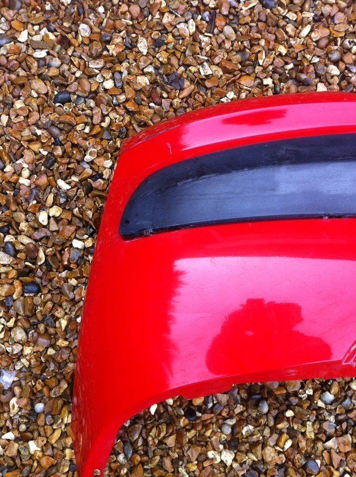 PEUGEOT 207CC 2007 CONVERTIBLE REAR BUMPER ADEN ROUGE KKNB