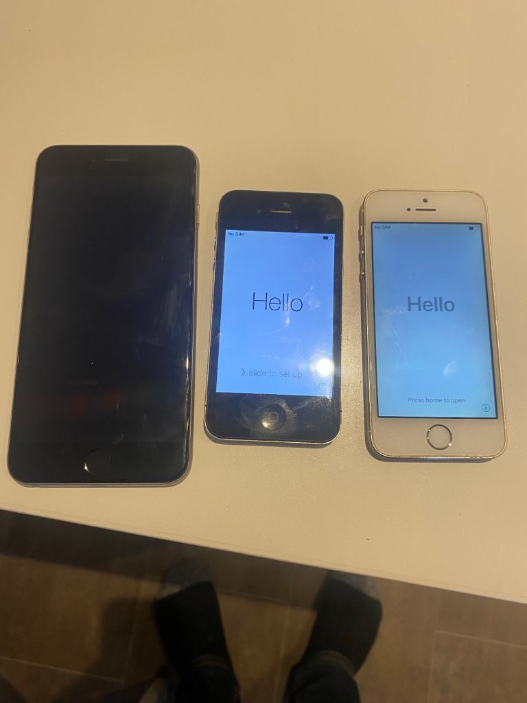 iPhones 4,4s,6s