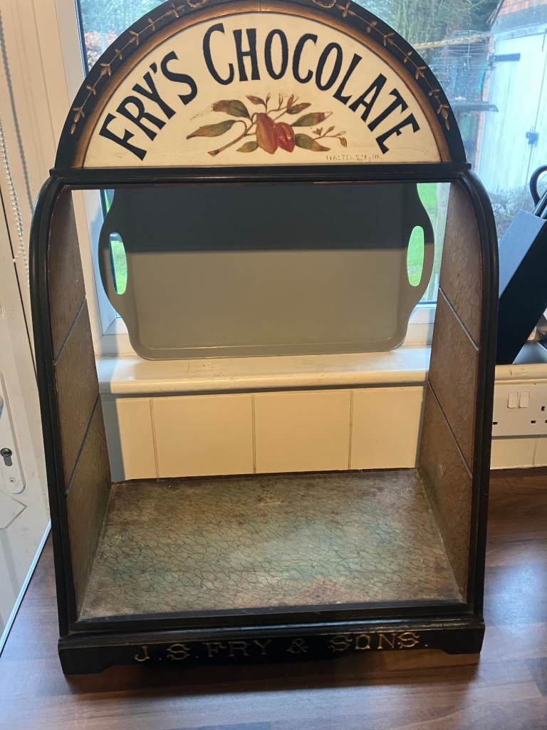 Fry's Victorian Antique Chocolate Display Cabinet (For Restoration) 
