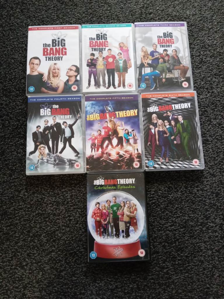 THE BIG BANG THEORY SEASONS 1-6 + 3 CHRISTMAS EPISODES