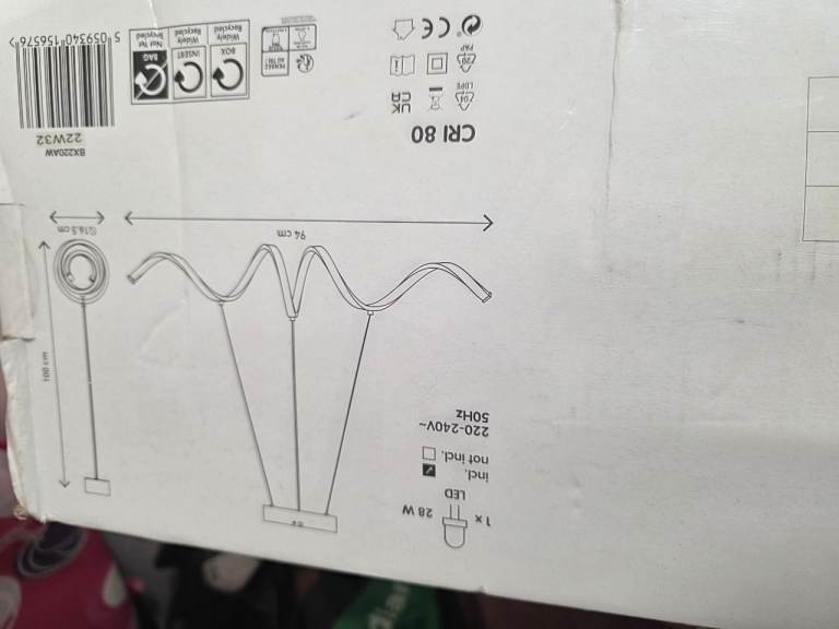 Stunning ceiling light never used in box