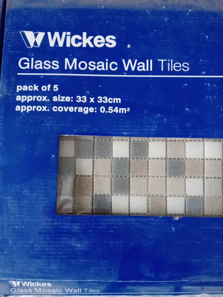 Glass mosiac wall tiles 