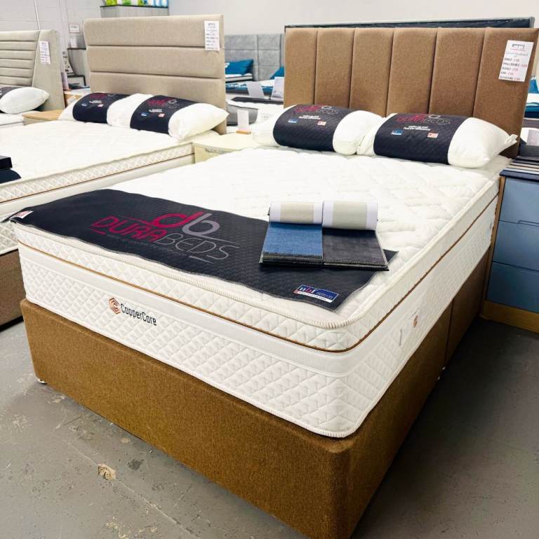 💸 Save Big Today: King Size 5FT Divan Bed Frame With Storage & Mattress 🎯
