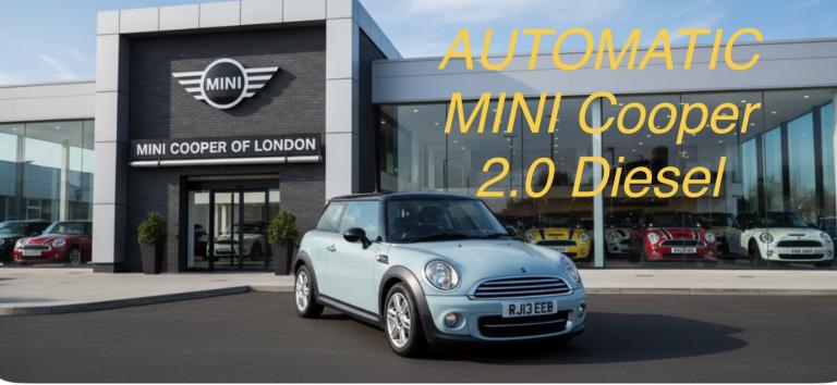 2013 MINI Hatch 2.0 Cooper D 3dr Auto HATCHBACK Diesel Automatic