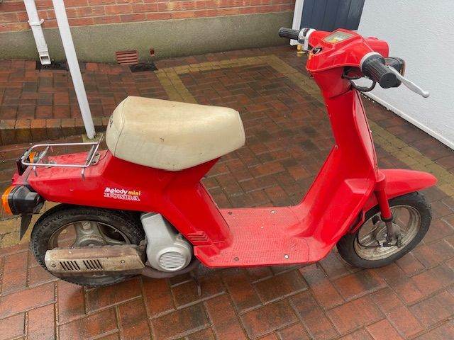 A genuine unrestored Honda Mini Melody. 49CC