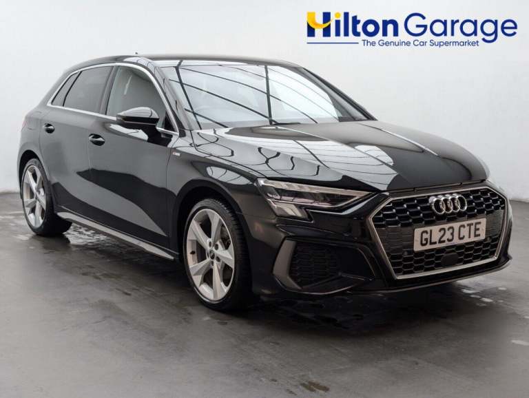 2023 Audi A3 1.5 TFSI 35 S line Sportback 5dr Petrol S Tronic Euro 6 (s/s) (150 ps) REAR HATCHBAC...