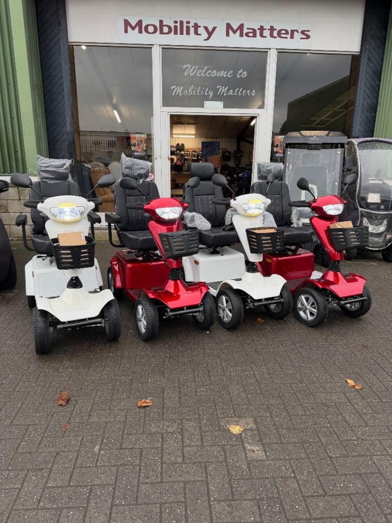 NEW Mobility Scooters - Red and White Available