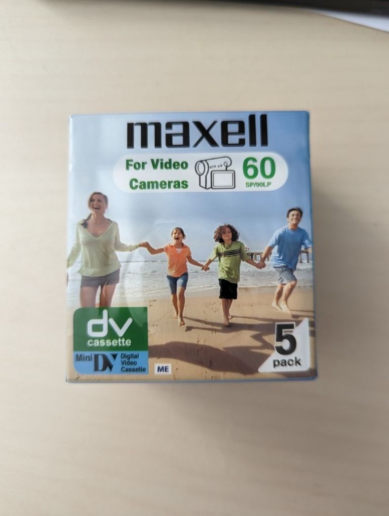 DV Camcorder Cassette Tapes 5 x 60 Minutes