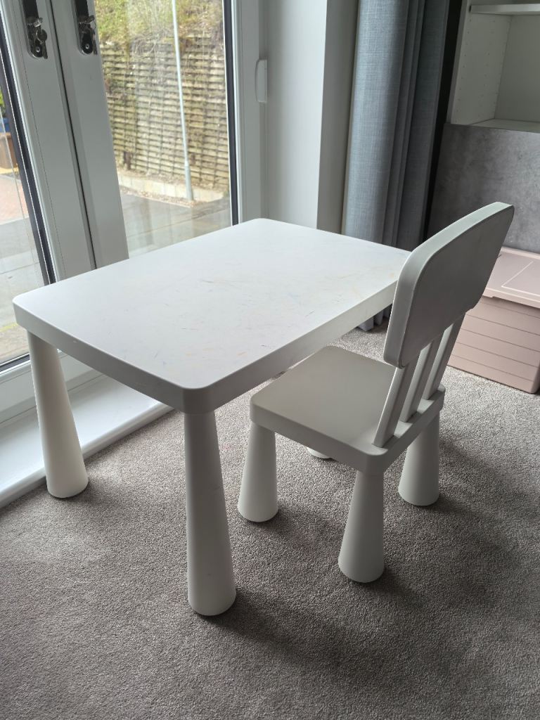 IKEA nursery table and chair set