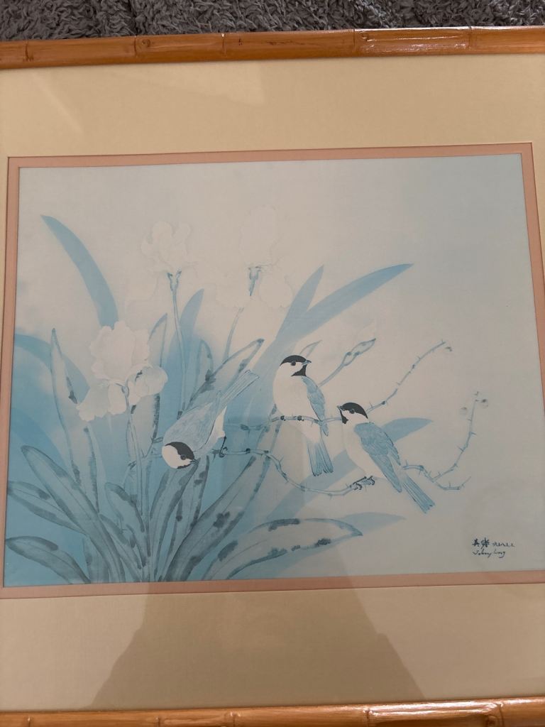 Framed Print 1984 Bird Song by Johnny Lung