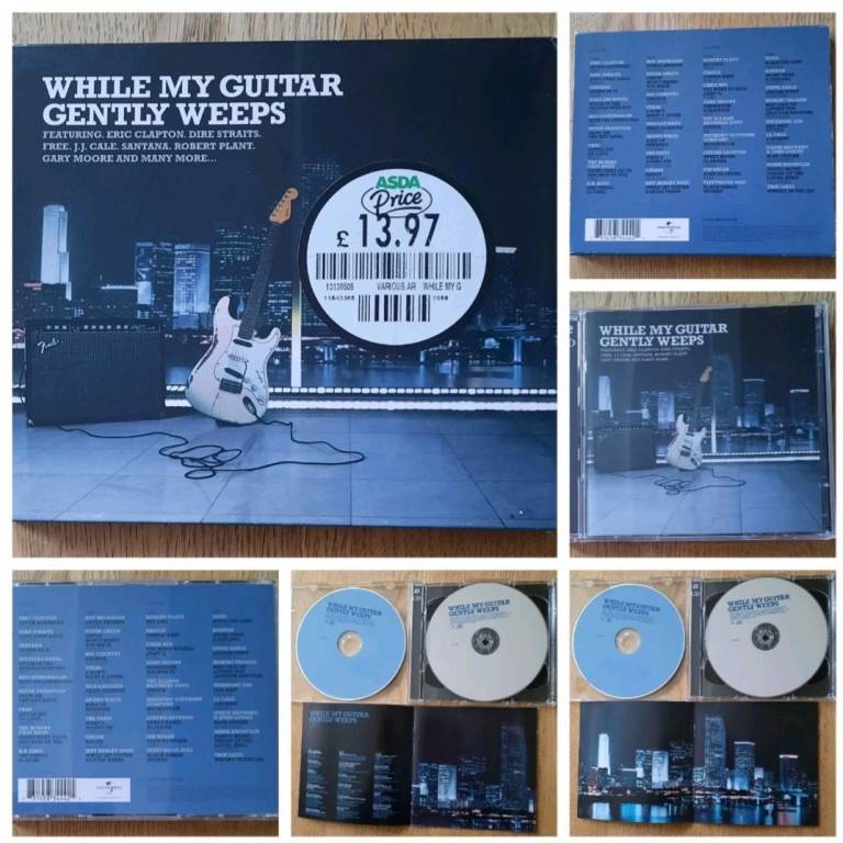 While My Guitar Gently Weeps Double CD Various Artists 36 Great Tracks + Insert