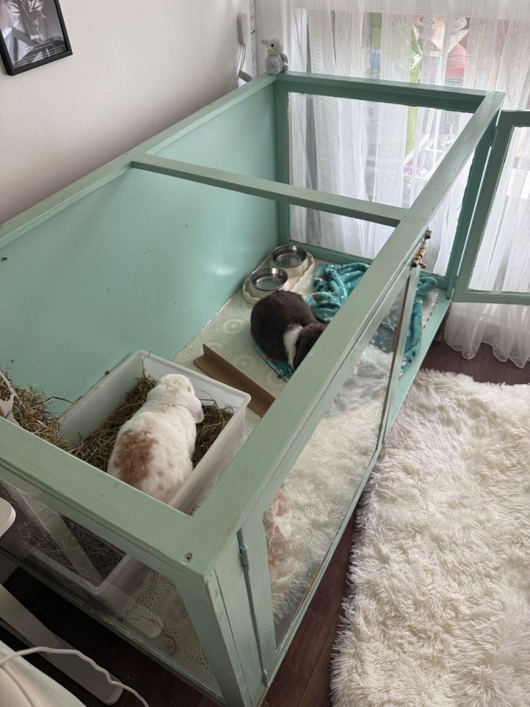 Handmade Bespoke Real Wood Pet Cage