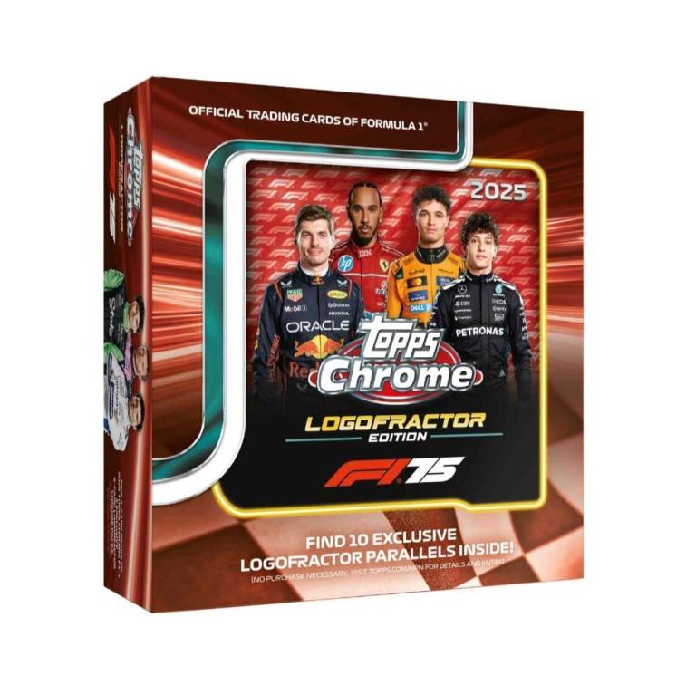 Topps F1 Chrome LOGOFRACTOR Edition 2025 - Hobby Box (New & Sealed)