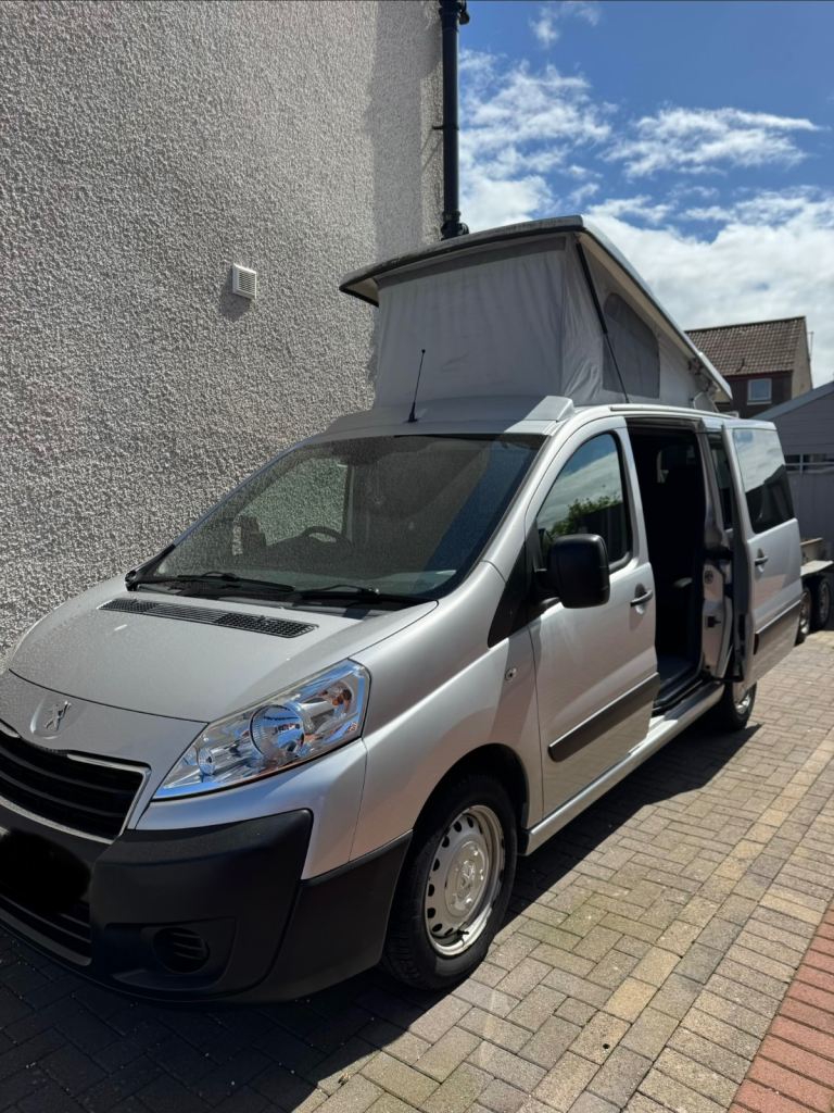 2014 Peugeot Expert Campervan – 4 Berth – Low Mileage (38k) – Pop-Top Roof