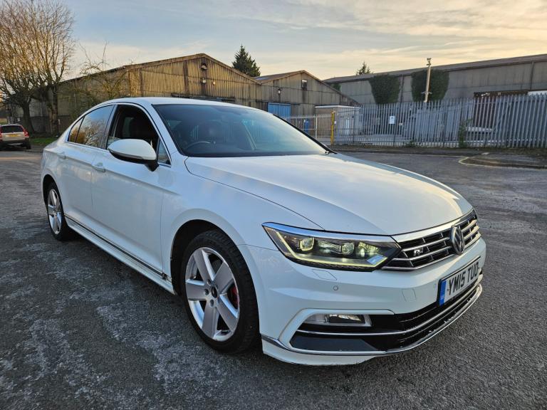 2015 15 VOLKSWAGEN PASSAT 2.0 TDI R-Line 4dr White NOT SALVAGE