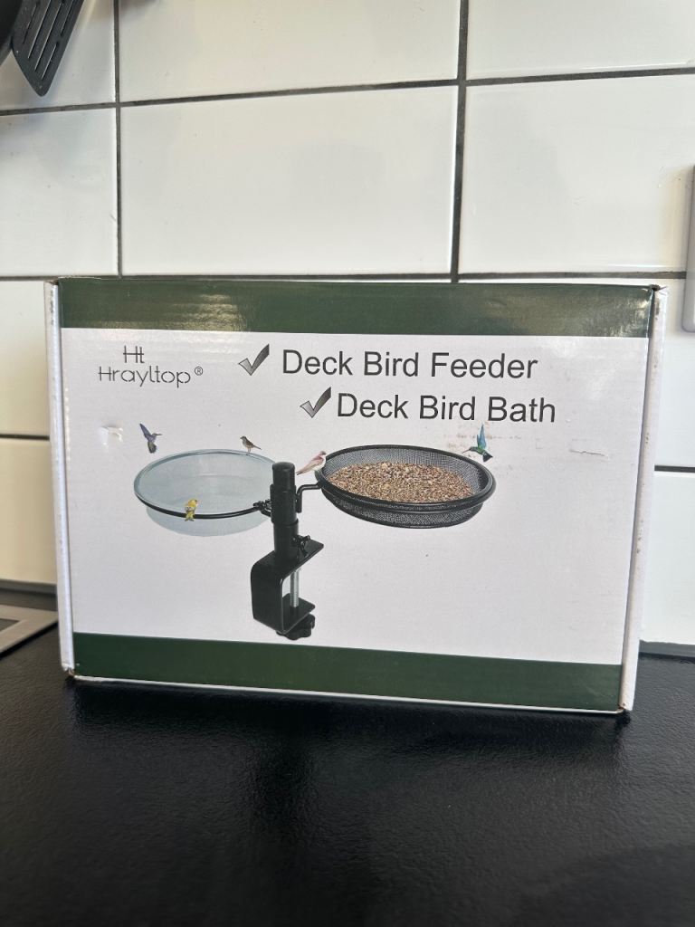 Bird feeder and bath